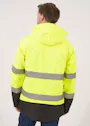 Projob Gefütterte Warnschutz-Regenjacke, EN ISO 20471, Klasse 3, 6441 Vorschaubild