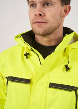 Projob Gevoerde Signalisatie Regenjas EN ISO 20471 Klasse 3 6441  miniatuur
