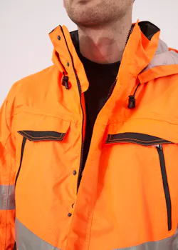 Projob Gevoerde Signalisatie Regenjas EN ISO 20471 Klasse 3 6441  miniatuur