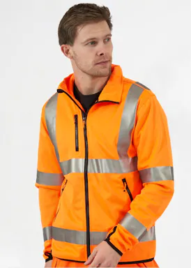 Projob Warnschutz — leichte Softshelljacke, EN ISO 20471, Klasse 3, 6105