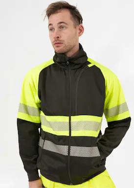 Projob 6120 Warnsweater EN ISO 20471 Klasse 1 Regular-Fit, reflektierend