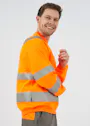 Projob Warnschutz Sweatshirt, Rundhals, EN ISO 20471, Klasse 3, 6106 Vorschaubild