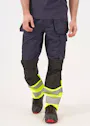 Projob Signalisatiebroek met Kniezakken en Spijkerzakken EN ISO 20471 Klasse 1 6534  miniatuur