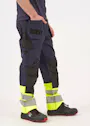 Projob Signalisatiebroek met Kniezakken en Spijkerzakken EN ISO 20471 Klasse 1 6534  miniatuur