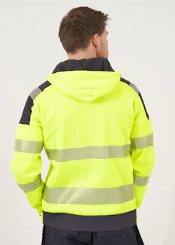 Projob 6110 sweat à capuche de signalisation EN ISO 20471 Classe 3 Stretch coupe standard thumbnail (vignette)