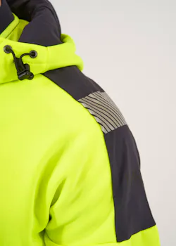 Projob 6110 sweat à capuche de signalisation EN ISO 20471 Classe 3 Stretch coupe standard thumbnail (vignette)