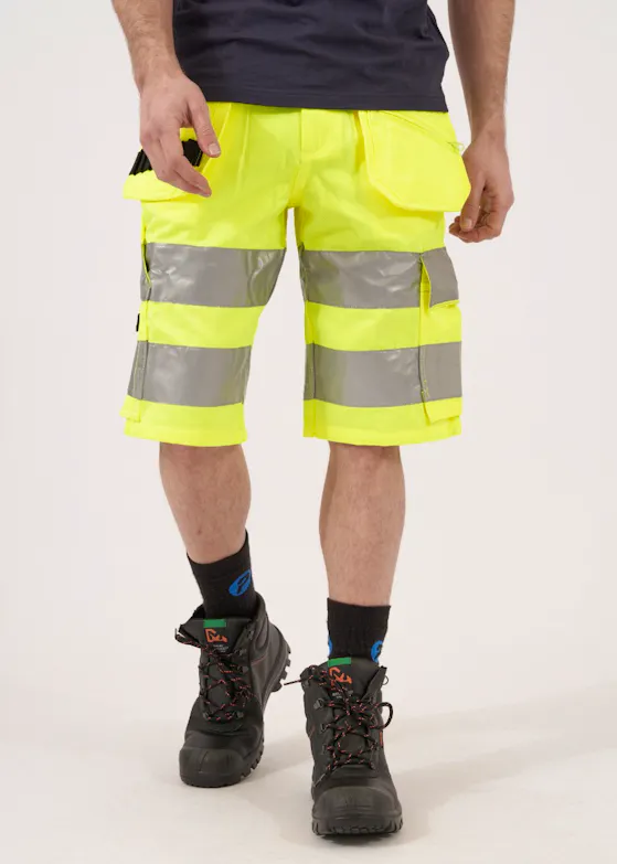 Projob Signalisatieshort met Spijkerzakken EN ISO 20471 Klasse 2 6535 