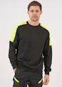 Projob 642125 Sweatshirt Rundhals mit fluoreszierenden Einsätzen, Regular Fit Vorschaubild
