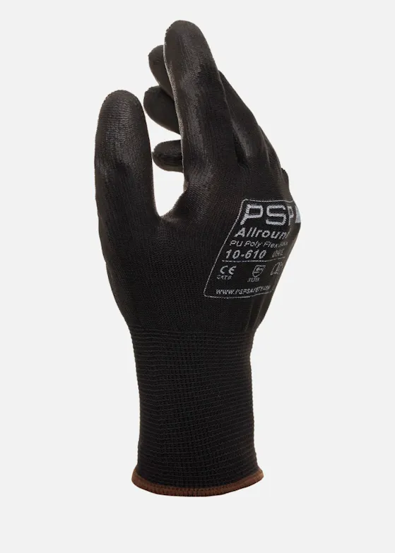 PSP 10-610 PU Zwart Werkhandschoen