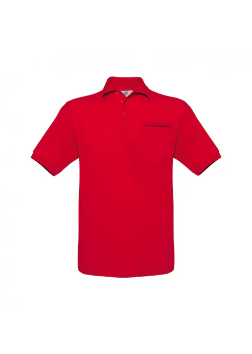 B&C Safran Pocket BCPU415 Poloshirt Piqué Regular Fit