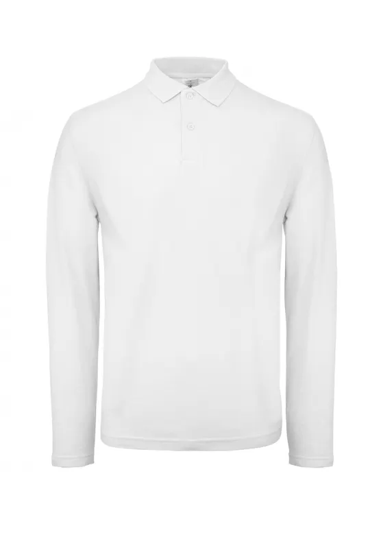 B&C Men´s Long Sleeve Polo ID.001
