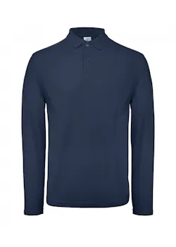 B&C Men´s Long Sleeve Polo ID.001 miniatuur