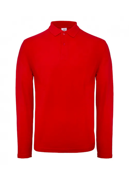 B&C Men´s Long Sleeve Polo ID.001