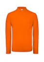 B&C Men´s Long Sleeve Polo ID.001 miniatuur