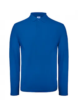 B&C Men´s Long Sleeve Polo ID.001 miniatuur