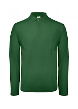 B&C Men´s Long Sleeve Polo ID.001 miniatuur