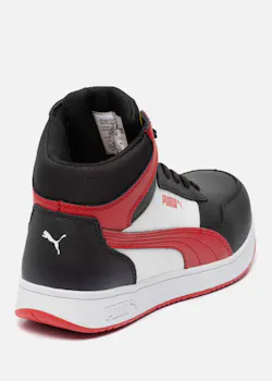Puma Frontcourt BLK/WHT/RED Mid S3L ESD FO HRO SR miniatuur