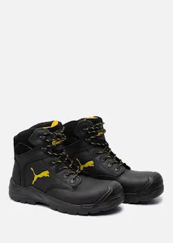 Puma Borneo Black S3 Werkschoen Halfhoog miniatuur