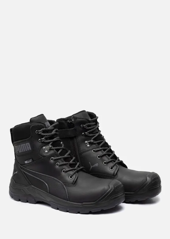 Puma Conquest CTX S3 Sicherheitsschuh schwarz, hoch