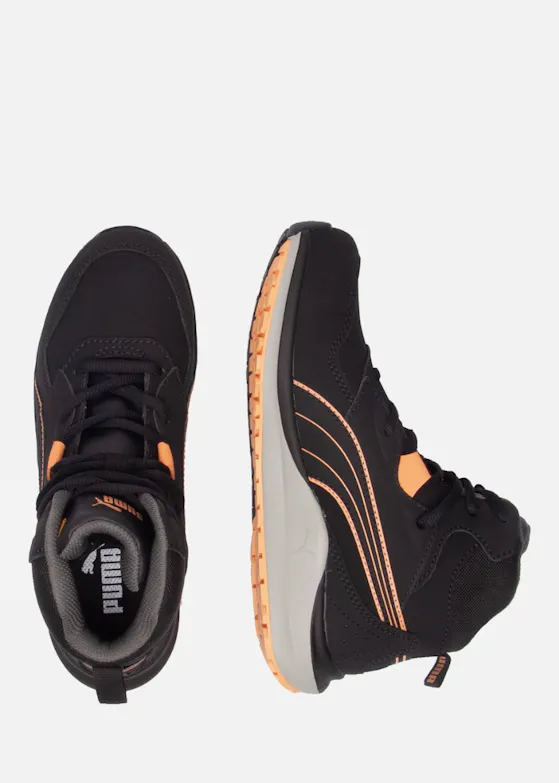 Puma Stepper Black/Peach Mid S3S ESD Werkschoen
