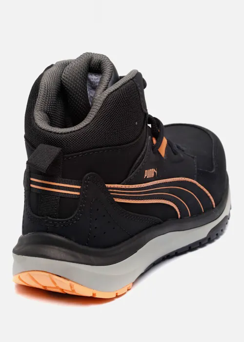 Puma Stepper Black/Peach Mid S3S ESD chaussure de sécurité