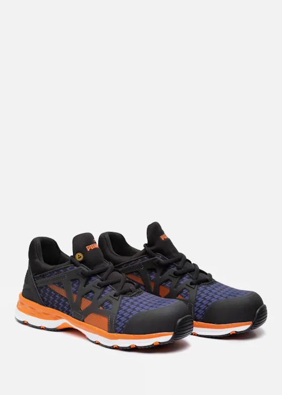 Puma Rush 2.0 S1P Sicherheitsschuh Schwarz/Orange