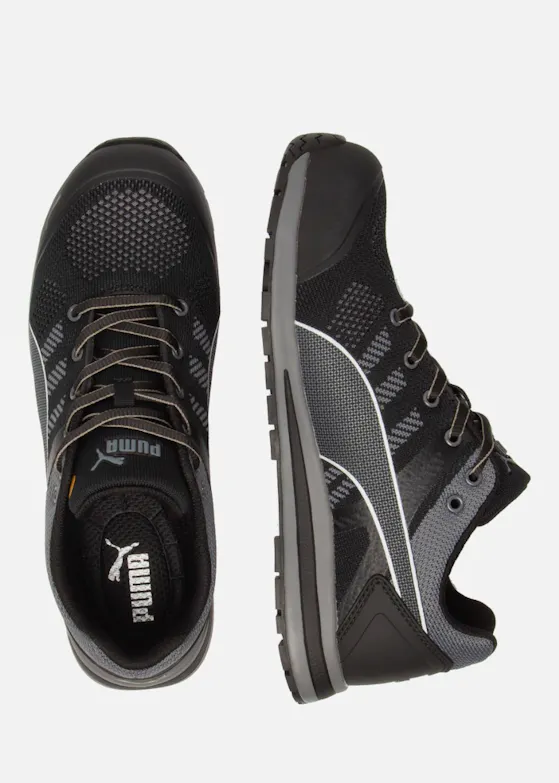 Puma Elevate Knit  S1P Werkschoen Blauw/Groen
