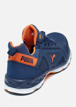 Puma Chase Low S1PS ESD FO HRO SR Werkschoen Blauw/Oranje miniatuur