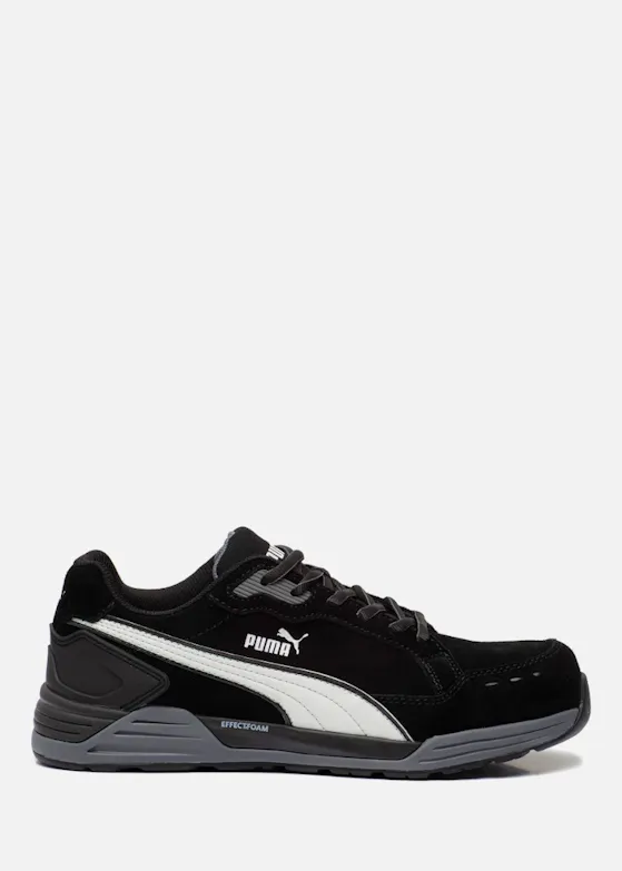 Puma Airtwist Black Low Sicherheitsschuh S3, ESD, HRO, SRC