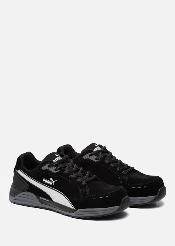 Puma Airtwist Black Low Sicherheitsschuh S3, ESD, HRO, SRC