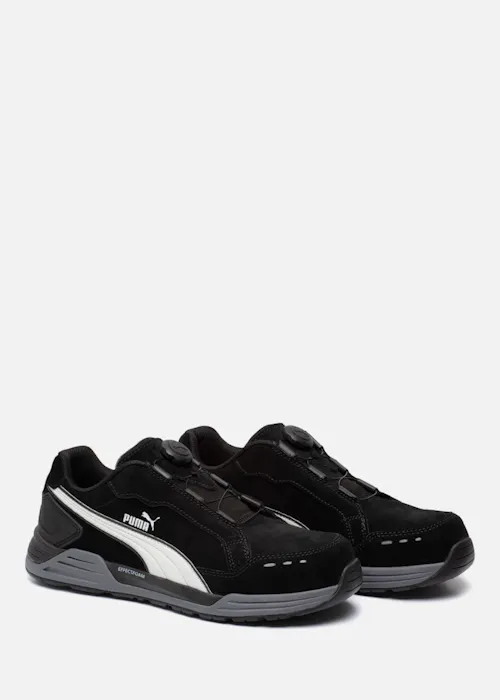 Puma Airtwist Black Disc Low Werkschoen S3 ESD HRO SRC