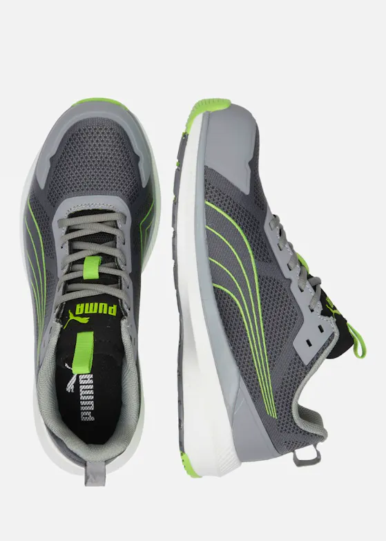 Puma Slide Grey/Green Low S1P ESD FO HRO SR Sicherheitsschuh