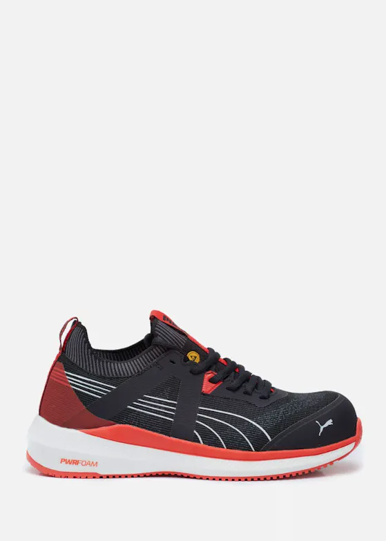Puma Turbo Blk/Red Low S1P ESD FO HRO SR Sicherheitsschuh