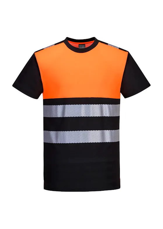 Portwest PW3 PW311 T-Shirt Hi-Vis Klasse 1 UV-Schutz Performance