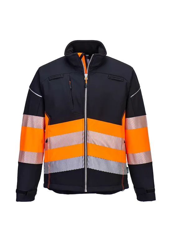 Portwest PW375 - PW3 Hi-Vis-Softshelljacke (3L), Klasse 1