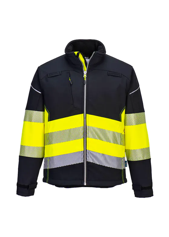 Portwest PW375 - PW3 Hi-Vis-Softshelljacke (3L), Klasse 1