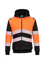 Portwest PW3 PW377 Winter Hoodie Klasse 1 Rits Verwarmd UV-bescherming Performance miniatuur