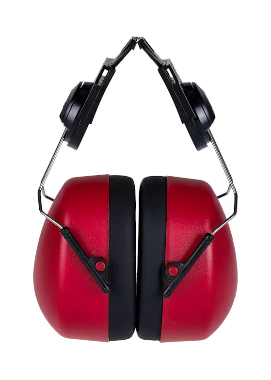Portwest Clip-on Gehoorbescherming Rood-1