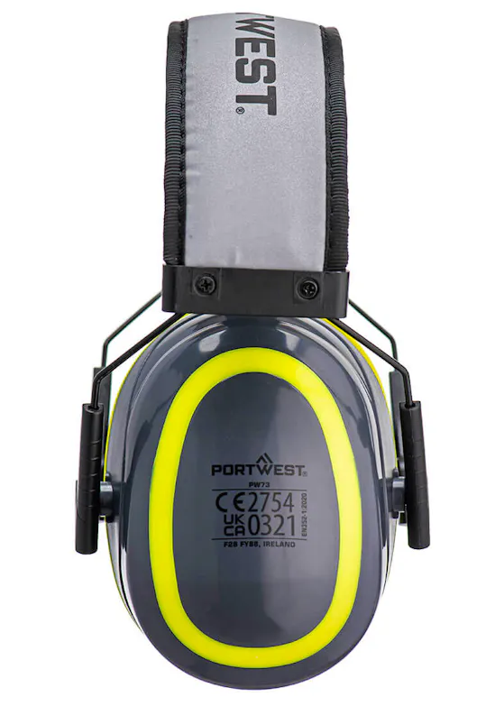 Portwest HV Extreme Ear Defenders, Medium - 1