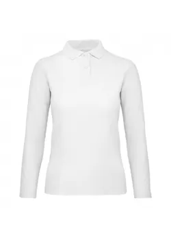B&C ID.001 BCPWI13 Poloshirt Long Sleeve Piqué Regular Fit Dames miniatuur