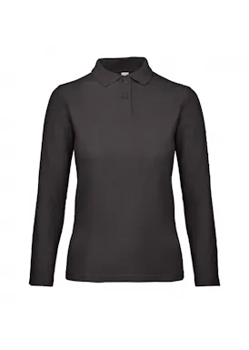 B&C ID.001 BCPWI13 Poloshirt Long Sleeve Piqué Regular Fit Dames