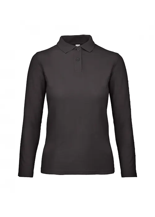 B&C ID.001 BCPWI13 Poloshirt Long Sleeve Piqué Regular Fit Dames
