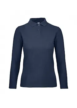 B&C ID.001 BCPWI13 Poloshirt Long Sleeve Piqué Regular Fit Dames miniatuur