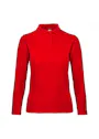 B&C ID.001 BCPWI13 Poloshirt Long-Sleeve Piqué Regular Damen-Fit Vorschaubild