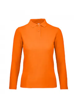 B&C ID.001 BCPWI13 Poloshirt Long Sleeve Piqué Regular Fit Dames miniatuur