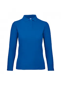 B&C ID.001 BCPWI13 Poloshirt Long Sleeve Piqué Regular Fit Dames miniatuur
