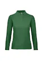 B&C ID.001 BCPWI13 Poloshirt Long-Sleeve Piqué Regular Damen-Fit Vorschaubild