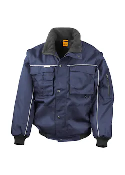 Result Veste Heavy Duty à manches amovibles par zip thumbnail (vignette)
