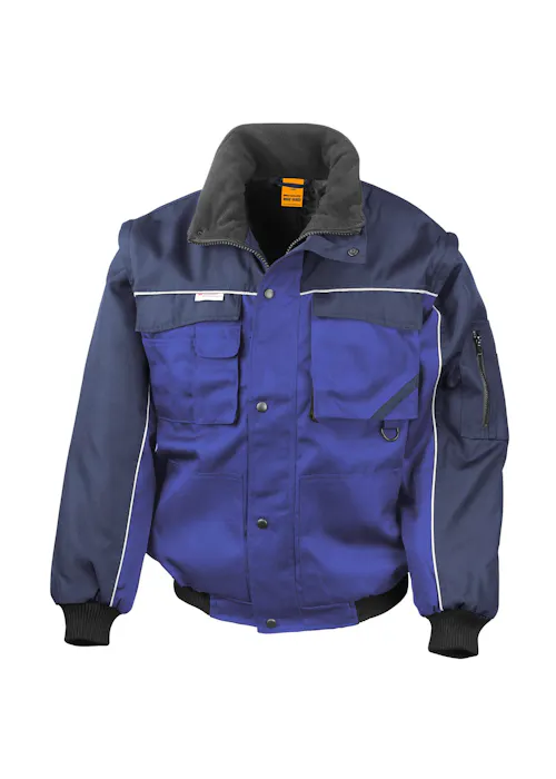 Result Veste Heavy Duty à manches amovibles par zip