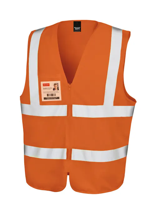 Result RT202 Zip I.D. Gilet de sécurité réfléchissant